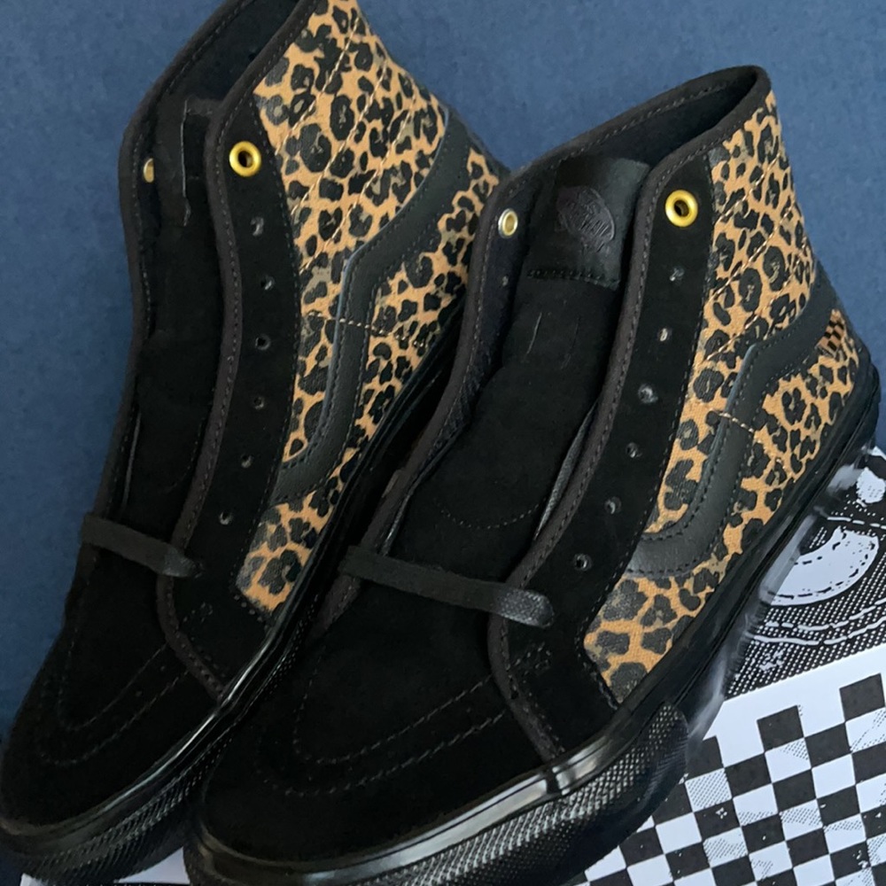 Vans Skate Sk8-Hi Deco Cher Strauberry Cheetah MENS - Picture 10 of 16